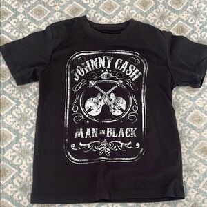 Johnny Cash Kids Black T-Shirt